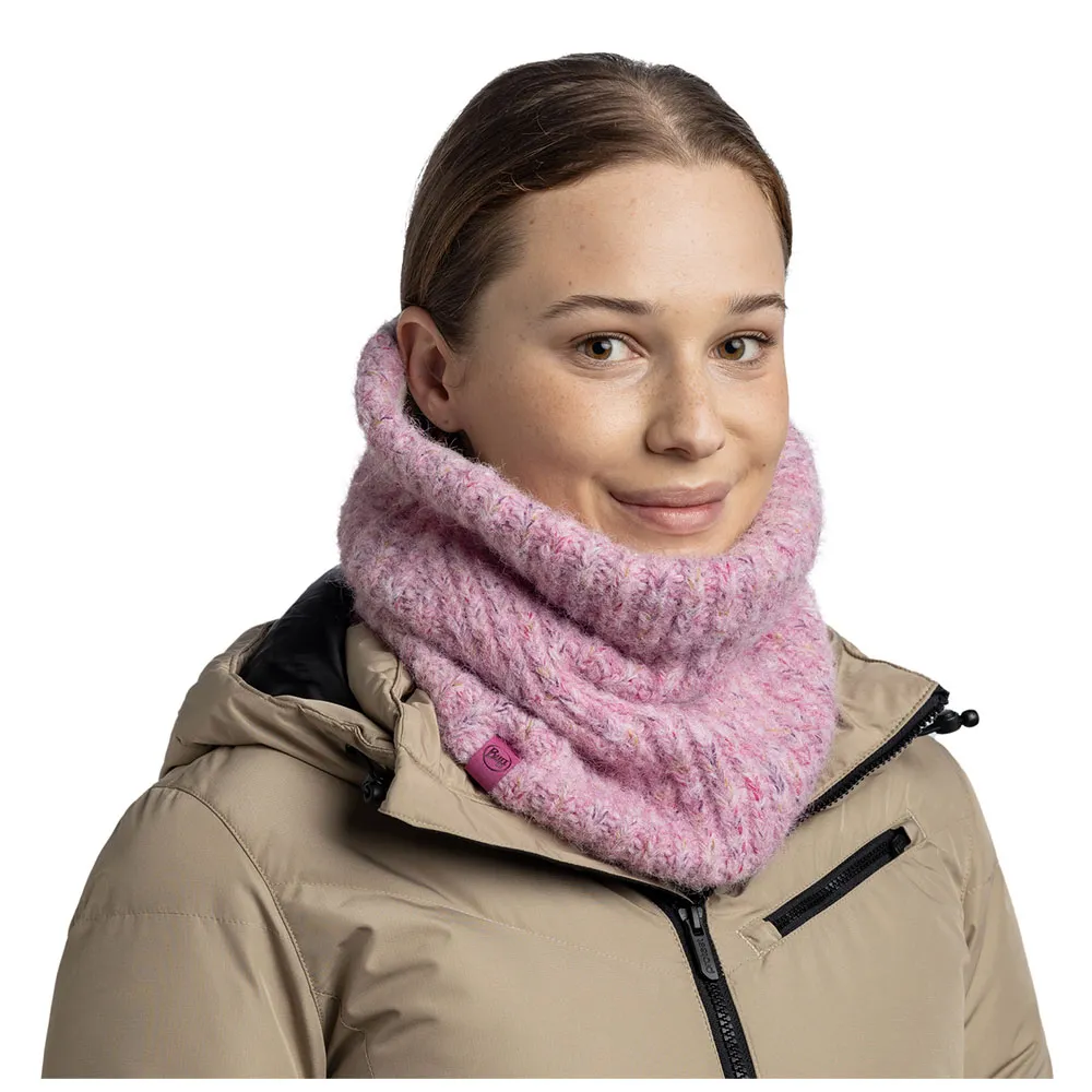 Купить Buff ® 136634.625.10.00 Шарф-хомут Knitted & Fleece Eyla Purple Lilac 15x10x5 7ft.ru в интернет магазине Семь Футов
