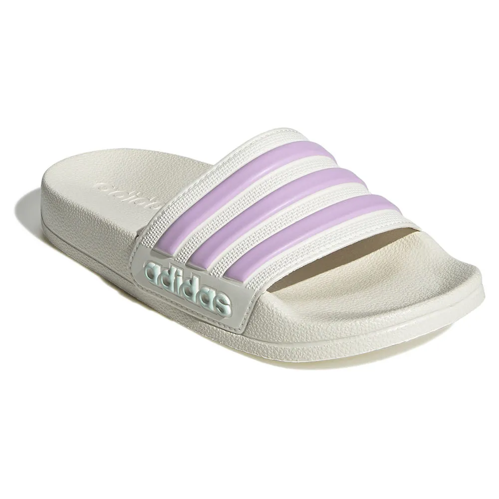 Купить adidas jp5784/28 Детские шлёпанцы для бассейна Adilette Shower Off White / Bliss Lilac / Halo Mint 32x20x10 EU 28 7ft.ru в интернет магазине Семь Футов