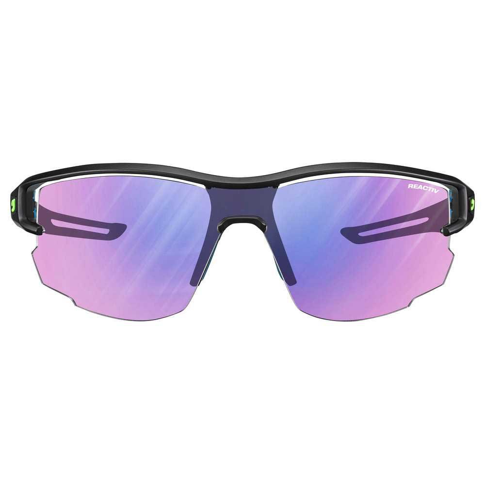 Купить Julbo J4833422 Солнцезащитные очки Aero  Black / Blue Reactiv Performance/CAT1-3 HC 7ft.ru в интернет магазине Семь Футов