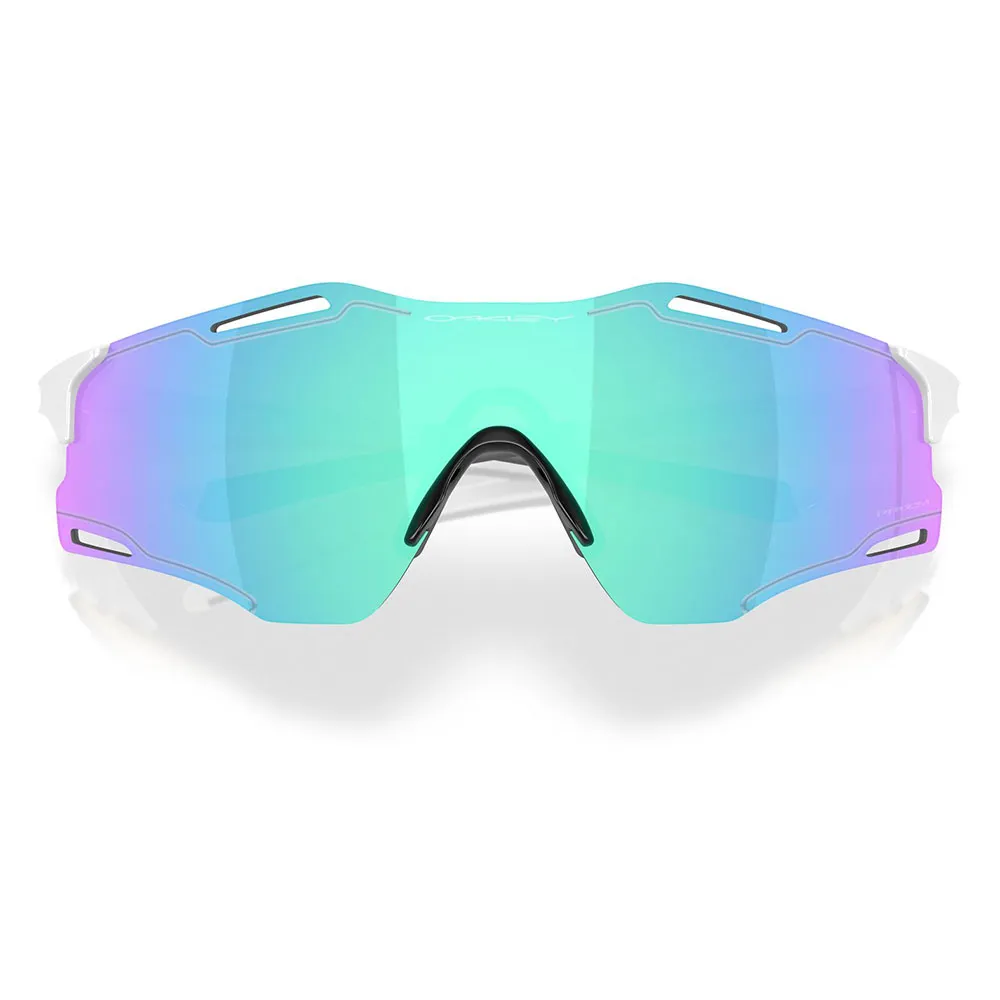 Купить Oakley OO9512-0239 Солнцезащитные очки Cybr zero Бесцветный Polished White Prizm Sapphire/CAT3 7ft.ru в интернет магазине Семь Футов