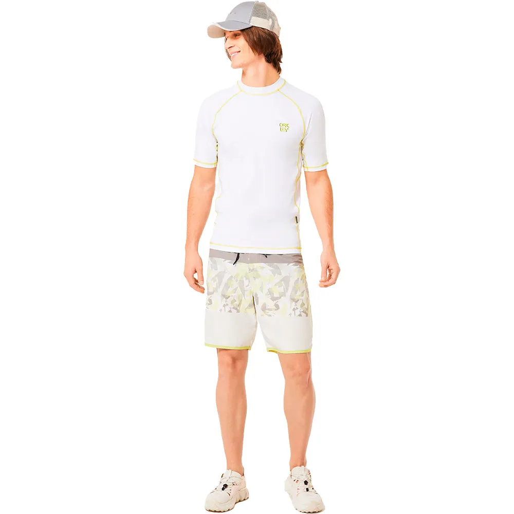Купить Oakley FOA405404-51G-38 плавательные шорты Session rc 19´´ boardshort Белая Aop Camo Palm Sulphur 38 7ft.ru в интернет магазине Семь Футов
