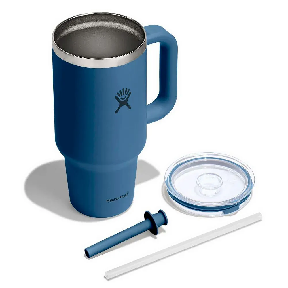 Купить Hydro flask tt32pscc384 термокружка Travel Tumbler Clear-32 Oz Harbor Blue 20x10x10 7ft.ru в интернет магазине Семь Футов