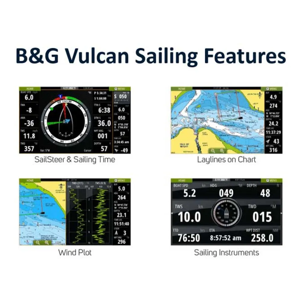 Купить B&G dbg-064 Плоттер Vulcan9 FS 33x24x23 No Transducer 7ft.ru в интернет магазине Семь Футов