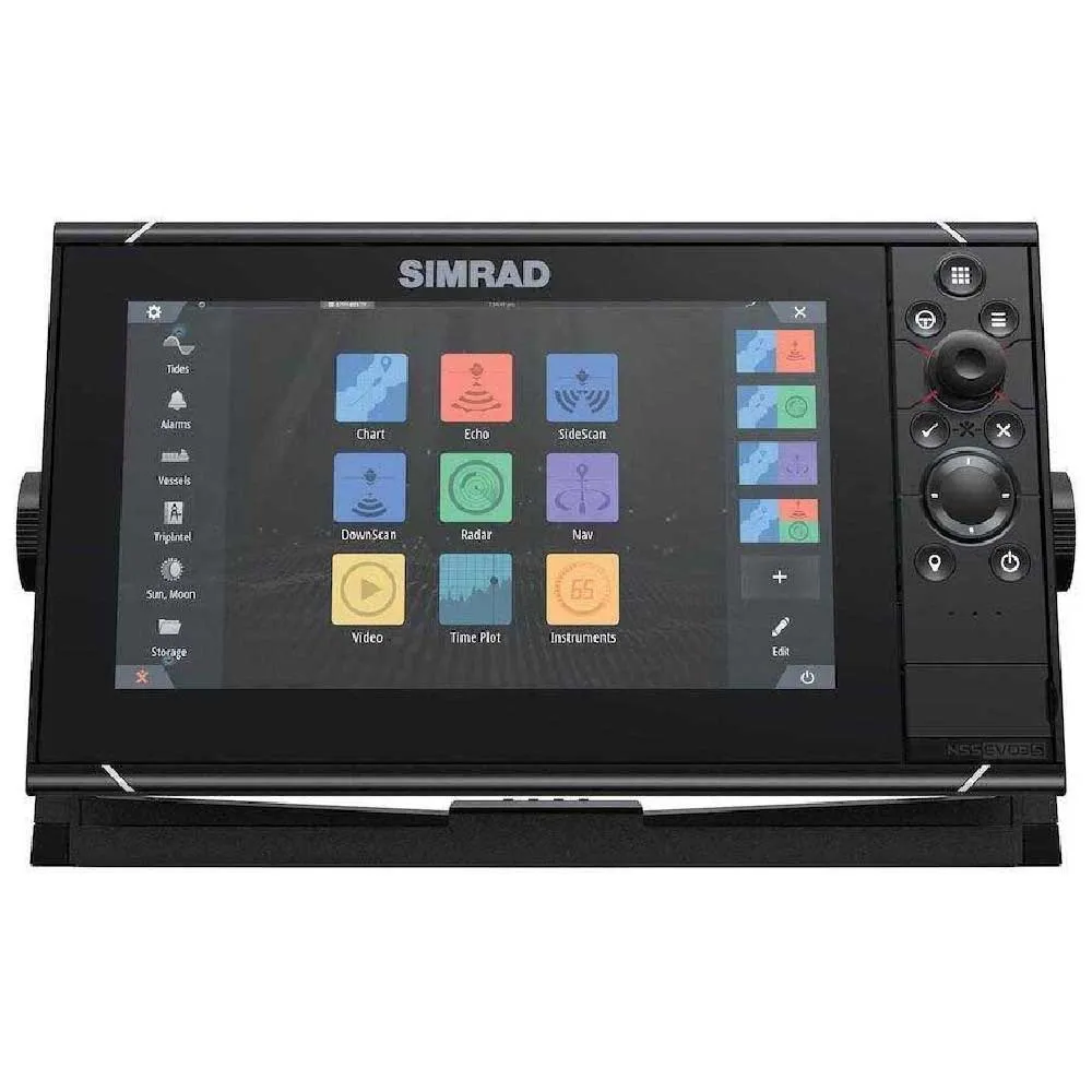 Купить Simrad si118 Рыбопоисковый эхолот NSS Evo3S 9´´ Black 30x18x15 287 x 166.3 x 112.5 mm 7ft.ru в интернет магазине Семь Футов