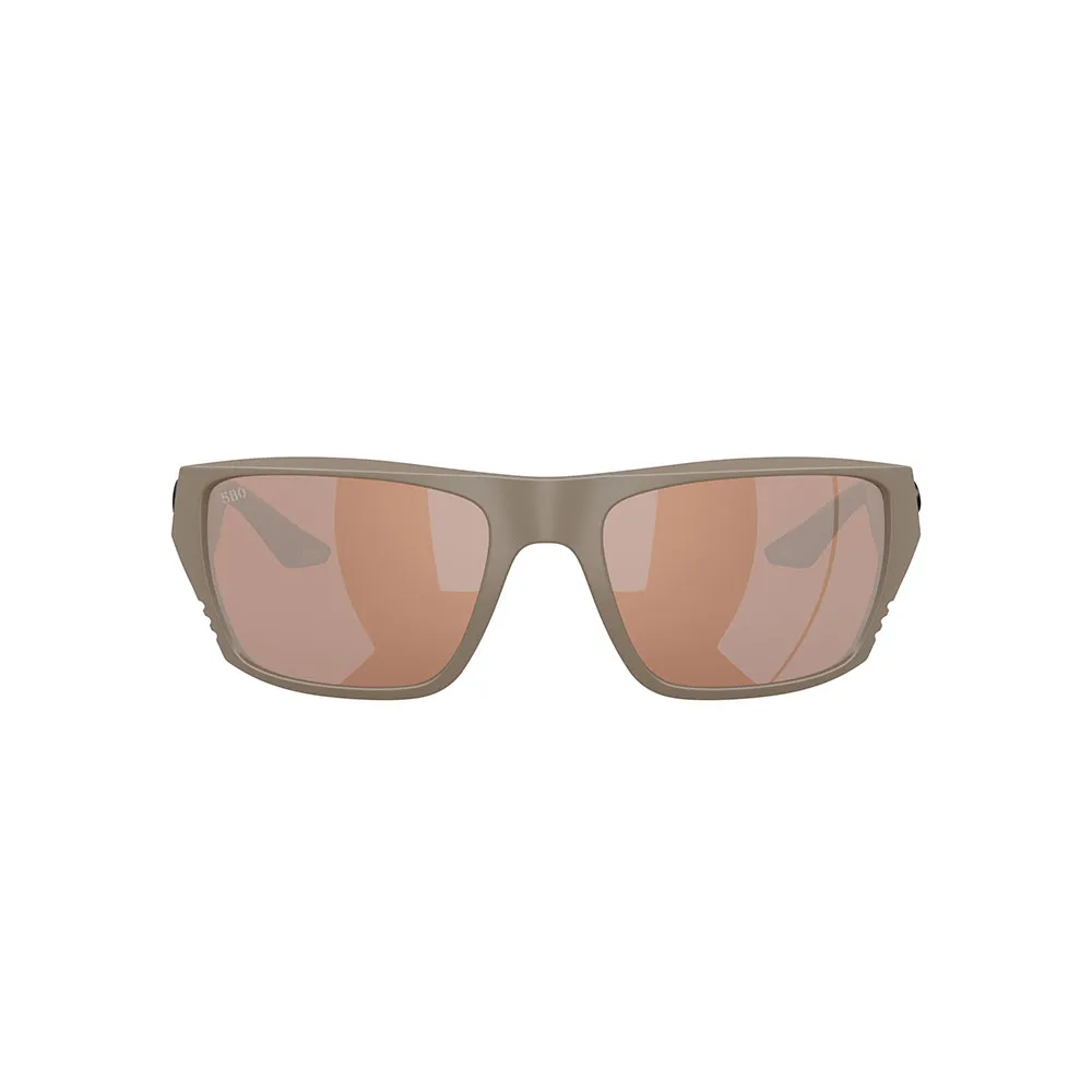 Купить Costa 06s9118-91181159 поляризованные солнцезащитные очки Finlet Matte Sand 20x10x10 Copper Silver Mirror 580G/CAT3 7ft.ru в интернет магазине Семь Футов