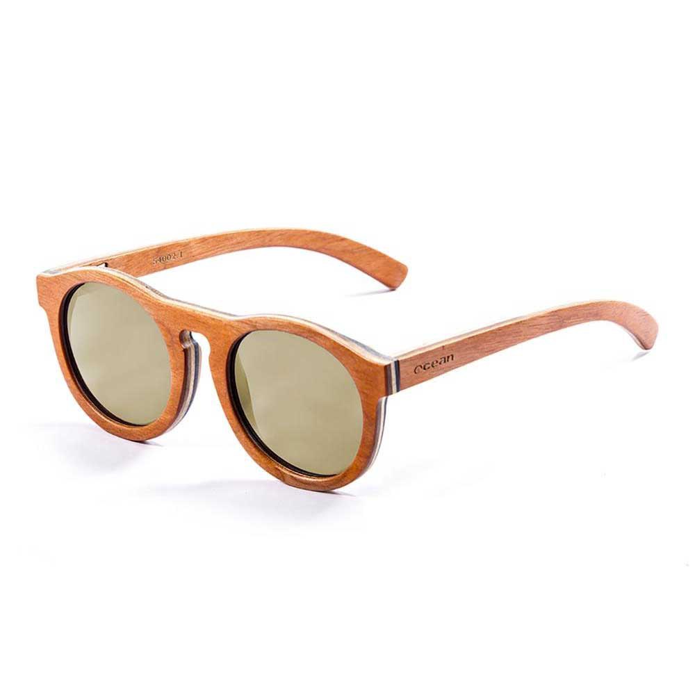 Купить Ocean sunglasses 54002.1 поляризованные солнцезащитные очки Fiji Wood Yellow 7ft.ru в интернет магазине Семь Футов