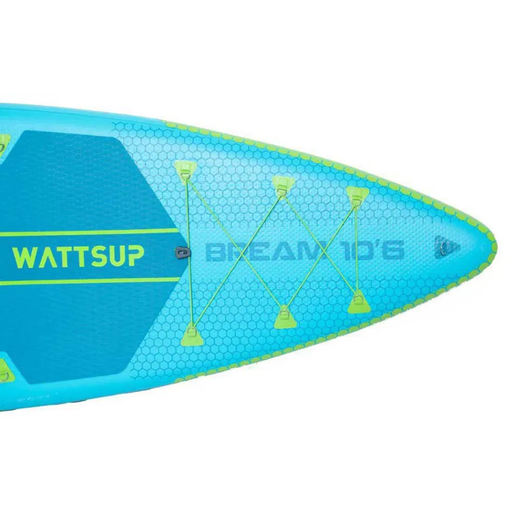 Купить Wattsup pb-wbrm106k Надувной комплект для падлбординга Bream Combo 10´6´´ Blue / Lime 97x26x46 320 cm 7ft.ru в интернет магазине Семь Футов