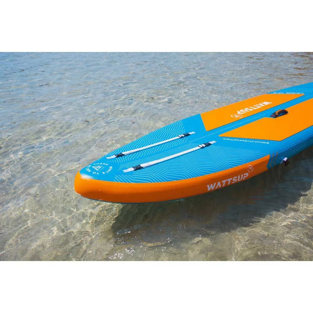Купить Wattsup pb-wlined102 Надувной комплект для падлбординга Lined 10´2´´ Bue / Orange 93x34x24 310 cm 7ft.ru в интернет магазине Семь Футов