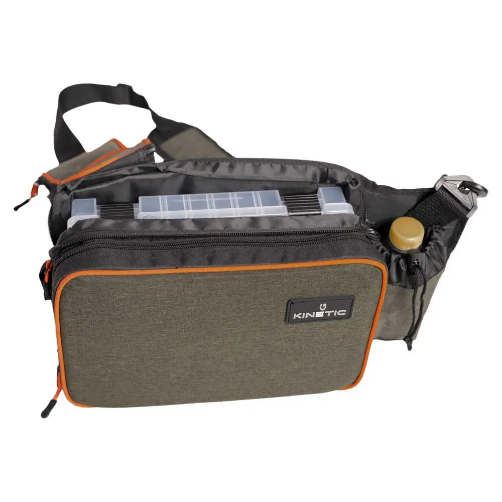 Купить Kinetic G277-035-093 Сумка через плечо Logo  Grey / Orange 30 x 20 x 15 cm 7ft.ru в интернет магазине Семь Футов