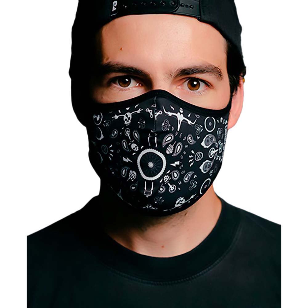 Купить Dyedbro 77ML Bandana Защитная Маска Черный Black 7ft.ru в интернет магазине Семь Футов