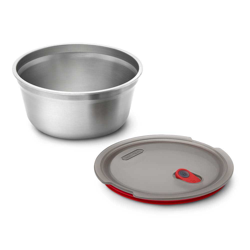 Купить Black+blum FBSS-BL-L017-FR Steel Food Чаша  Grey / Red Large 7ft.ru в интернет магазине Семь Футов