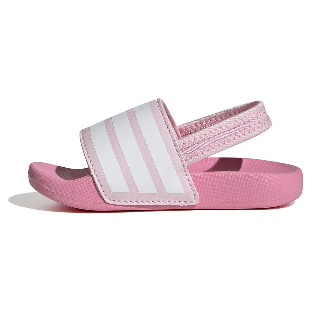 Купить adidas jr5326/26 горки для малышей Adilette Estrap Clear Pink / Cloud White / Bliss Pink 32x20x10 EU 26 7ft.ru в интернет магазине Семь Футов