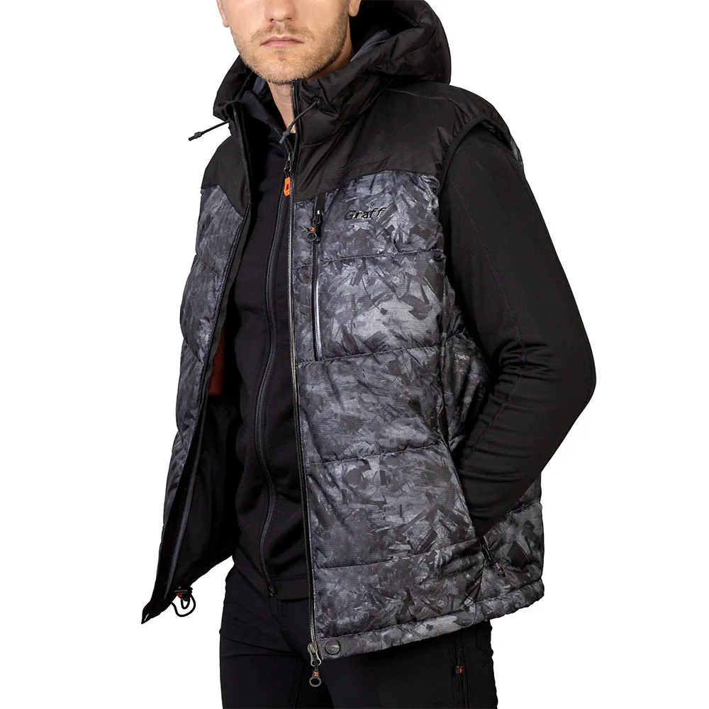 Купить Graff 445-o-8-m Жилет Primaloft® Quilted 445-O-8 Black / Camo 30x20x5 7ft.ru в интернет магазине Семь Футов