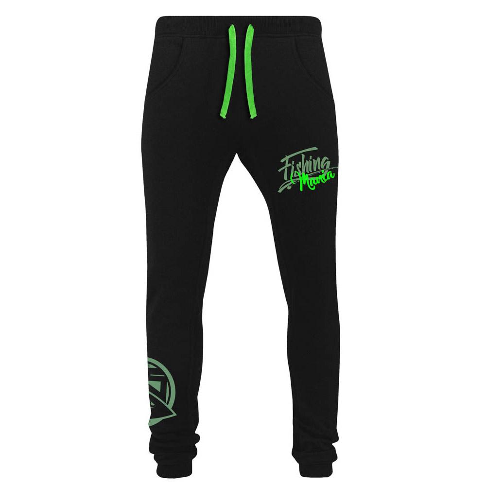 Купить Hotspot design 010500502 Брюки Jog Fishing Mania Черный Black / Green M 7ft.ru в интернет магазине Семь Футов