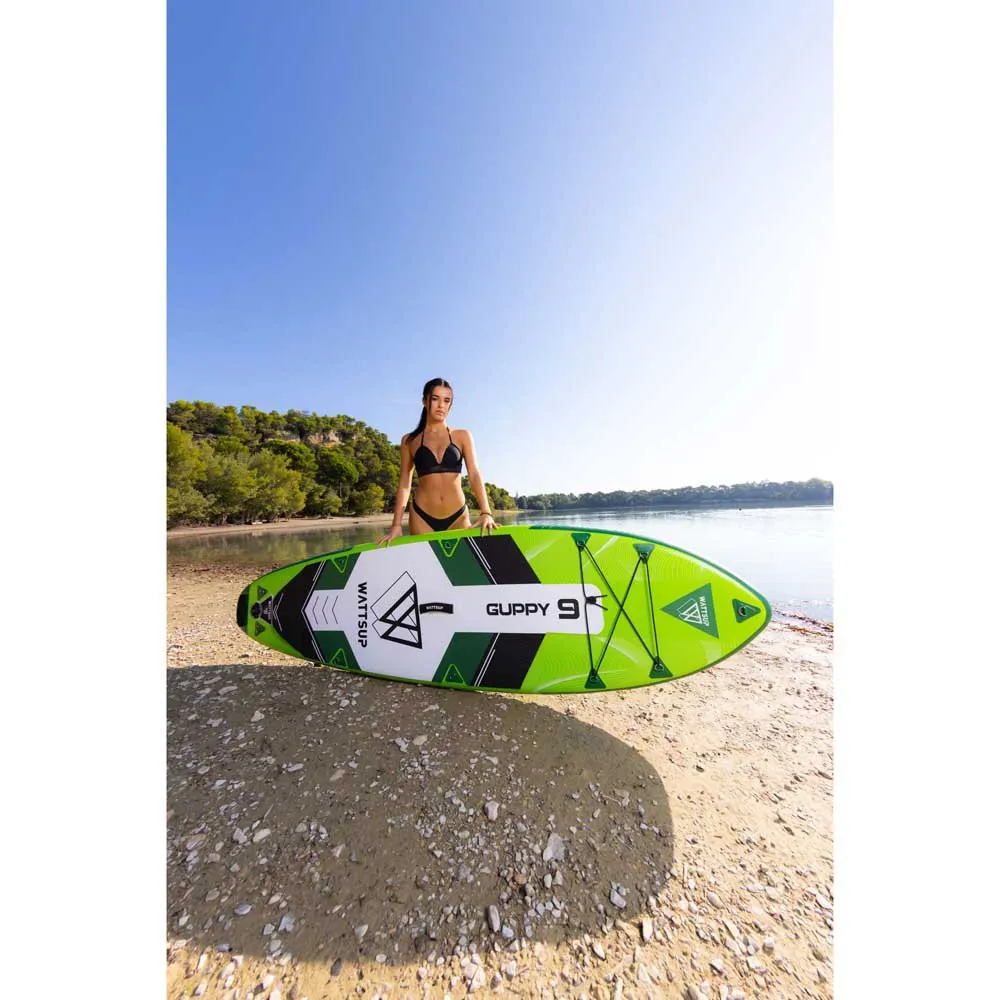 Купить Wattsup pb-wgpy91 Надувной комплект для падлбординга Guppy 9´ Green 100x40x40 275 cm 7ft.ru в интернет магазине Семь Футов