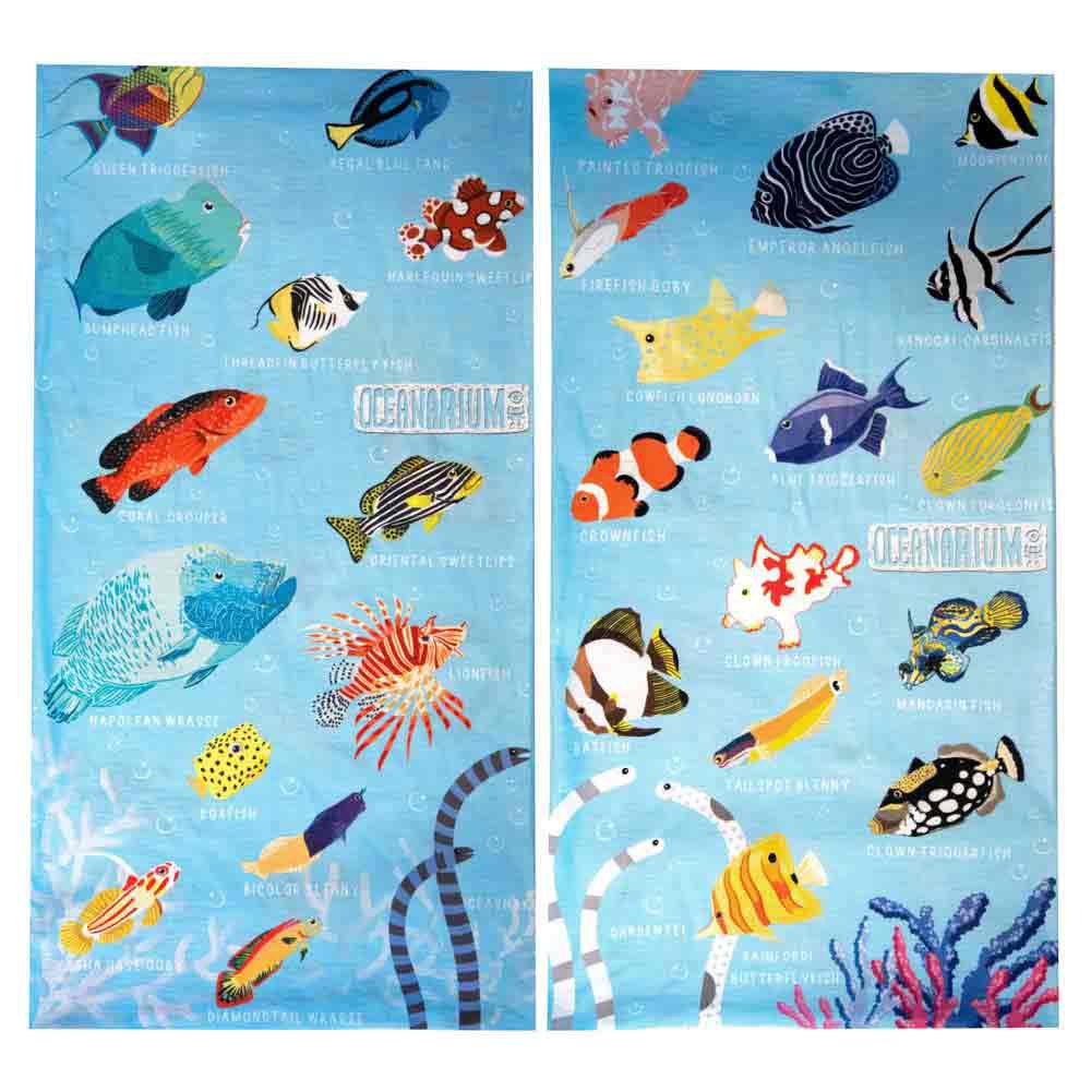 Купить Oceanarium H10 Шарф-хомут Coral Life Голубой Multicolour 7ft.ru в интернет магазине Семь Футов