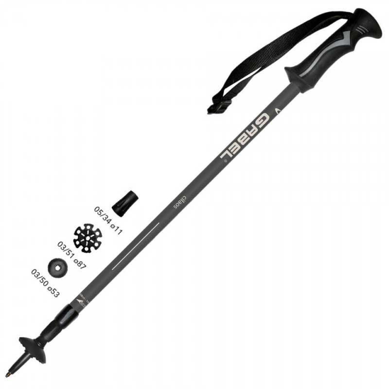 Купить Gabel 700744690 столбы Cilaos Telescopic Rosca  Ardesia 68-142 cm 7ft.ru в интернет магазине Семь Футов