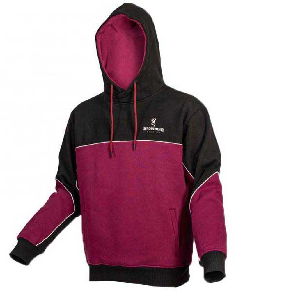 Купить Browning 8466005 Толстовка с капюшоном Голубой Black / Burgundy 3XL 7ft.ru в интернет магазине Семь Футов