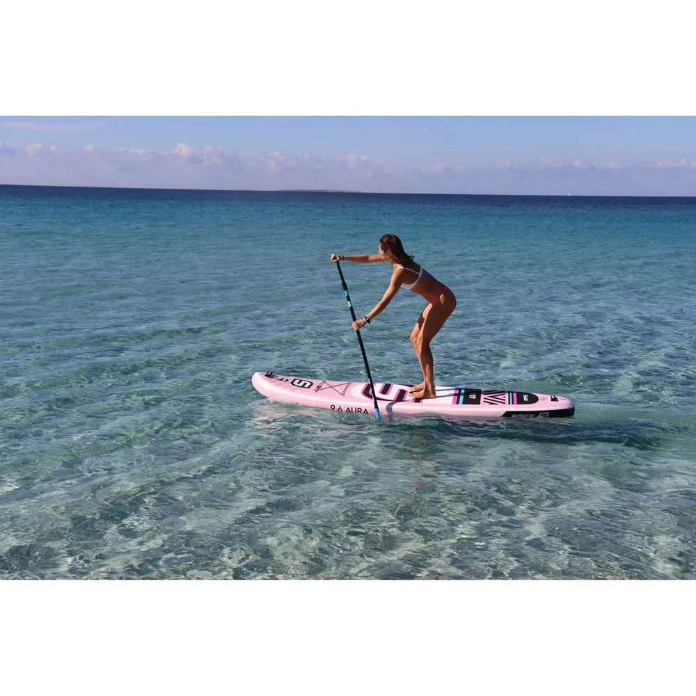Купить Safe waterman hc100.026 Надувной комплект для падлбординга Aura 9´6´´ Pink 132x56x35 289.6 cm 7ft.ru в интернет магазине Семь Футов