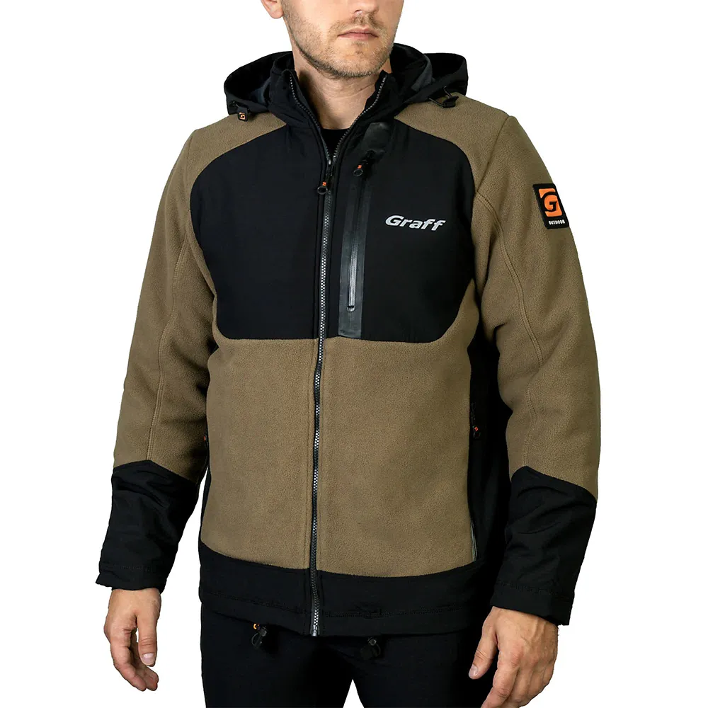 Купить Graff 562-ws-13-xl Куртка Waterstop Fleece 562-WS-13 Olive / Black 60x40x25 7ft.ru в интернет магазине Семь Футов