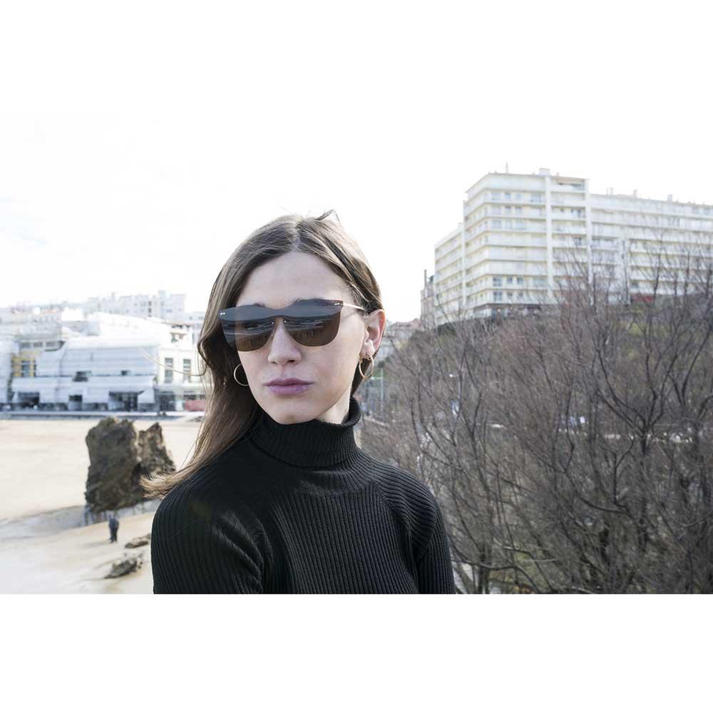 Купить Ocean sunglasses 23.3 поляризованные солнцезащитные очки Genova Space Flat Brown Metal Gold Temple/CAT3 7ft.ru в интернет магазине Семь Футов