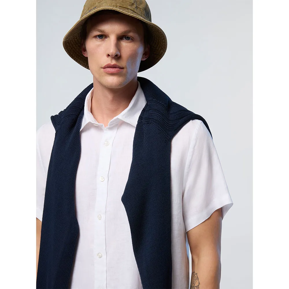 Купить North sails 664370-0101-XXL Рубашка с коротким рукавом 664370 Белая White 2XL 7ft.ru в интернет магазине Семь Футов