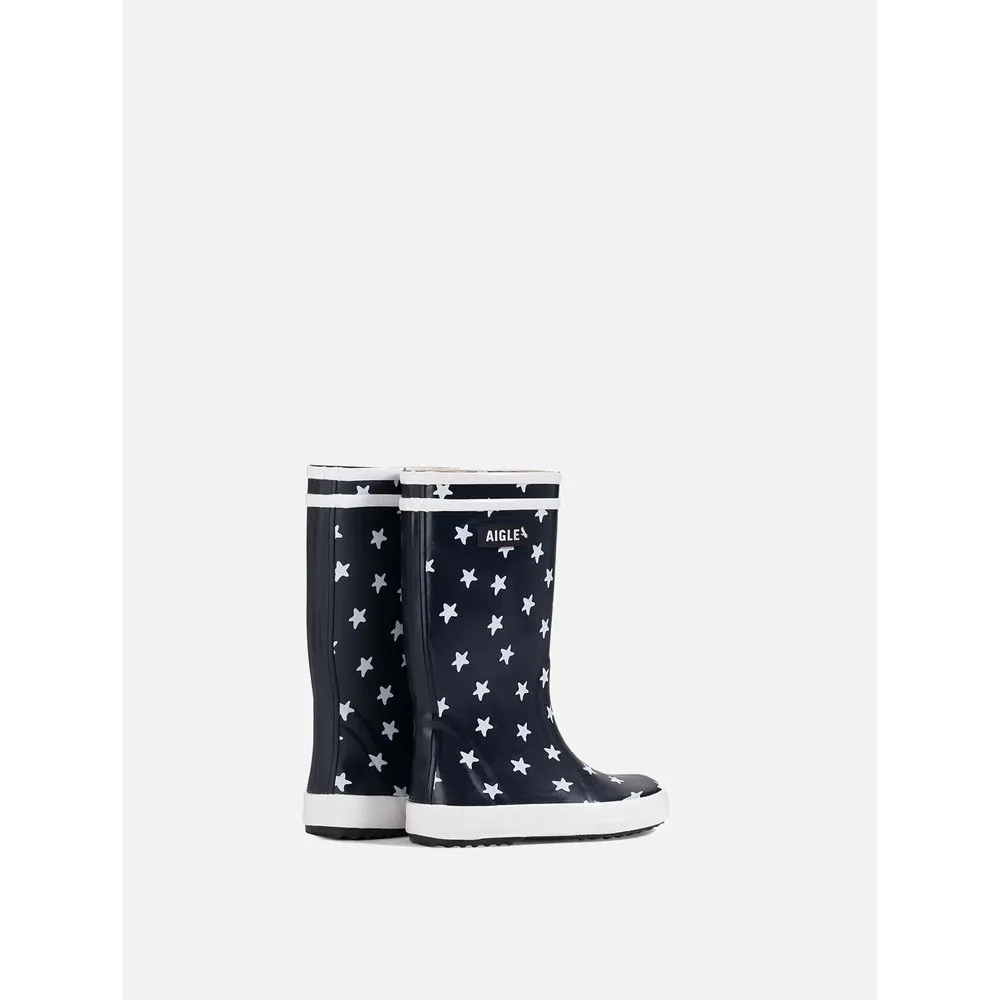 Купить Aigle na428-28 дождевые сапоги Lolly Pop Play 2 Navy / Etoile 40x35x15 EU 28 7ft.ru в интернет магазине Семь Футов