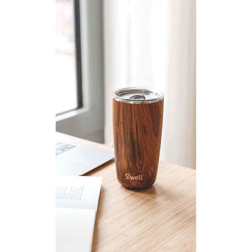 Купить Swell 13118-H19-53320EU Teakwood 530ml Термос с крышкой Золотистый Wood 7ft.ru в интернет магазине Семь Футов