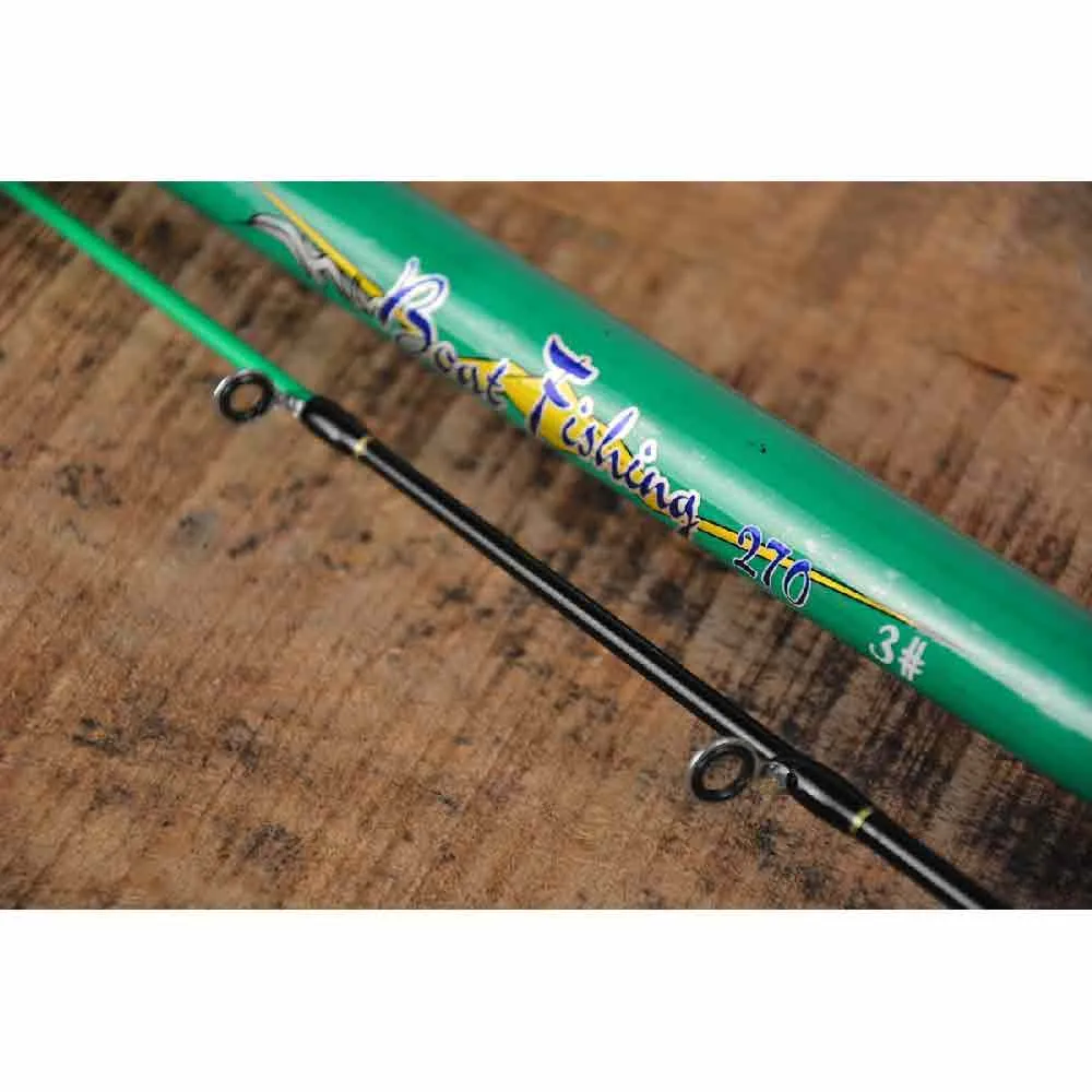 Купить Arno 10104-270 спиннинговое удилище Boat Fiber Glass Black / Green 2.70 m 7ft.ru в интернет магазине Семь Футов