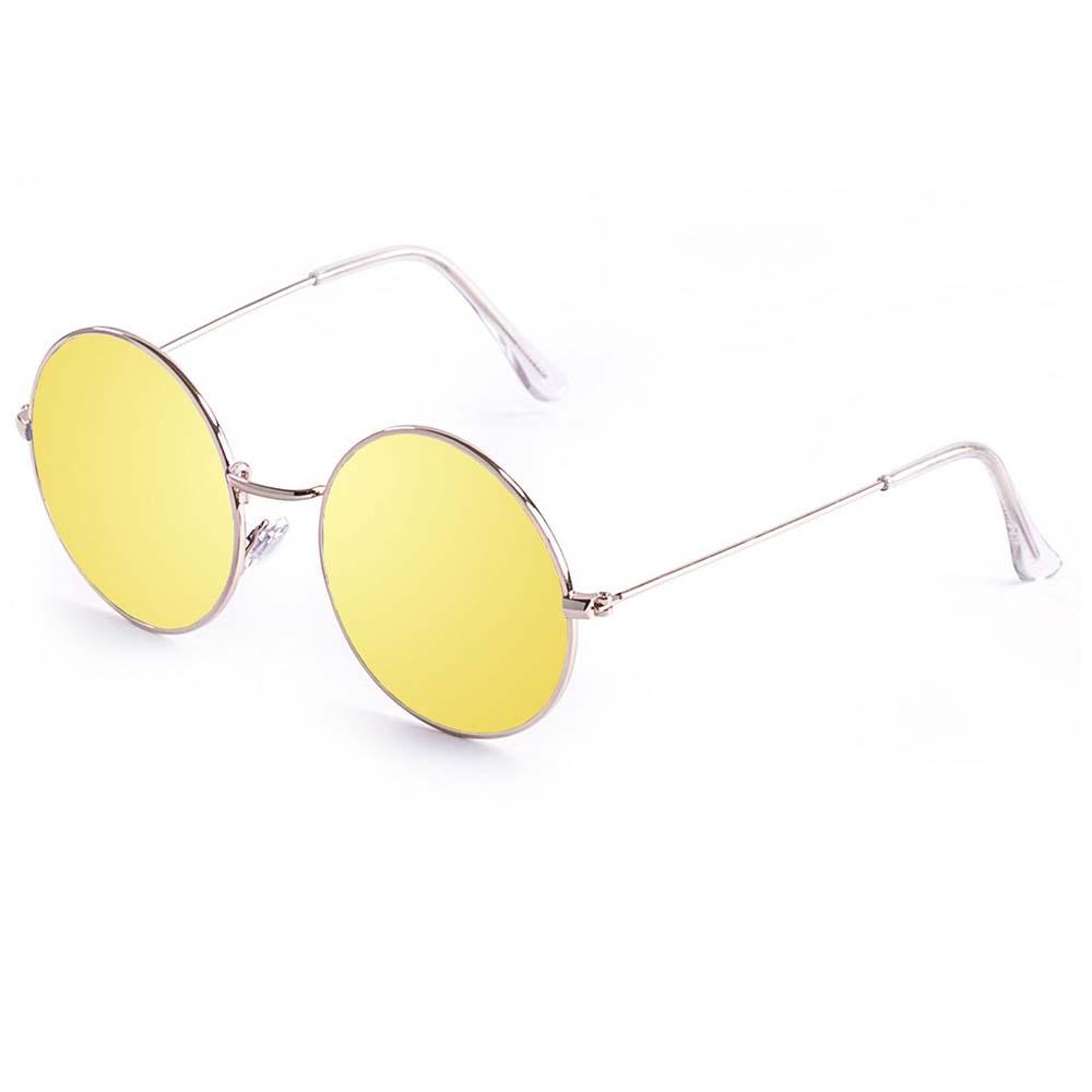 Купить Ocean sunglasses 10.6 Солнцезащитные очки Circle Shiny Gold Gold Revo Flat/CAT3 7ft.ru в интернет магазине Семь Футов