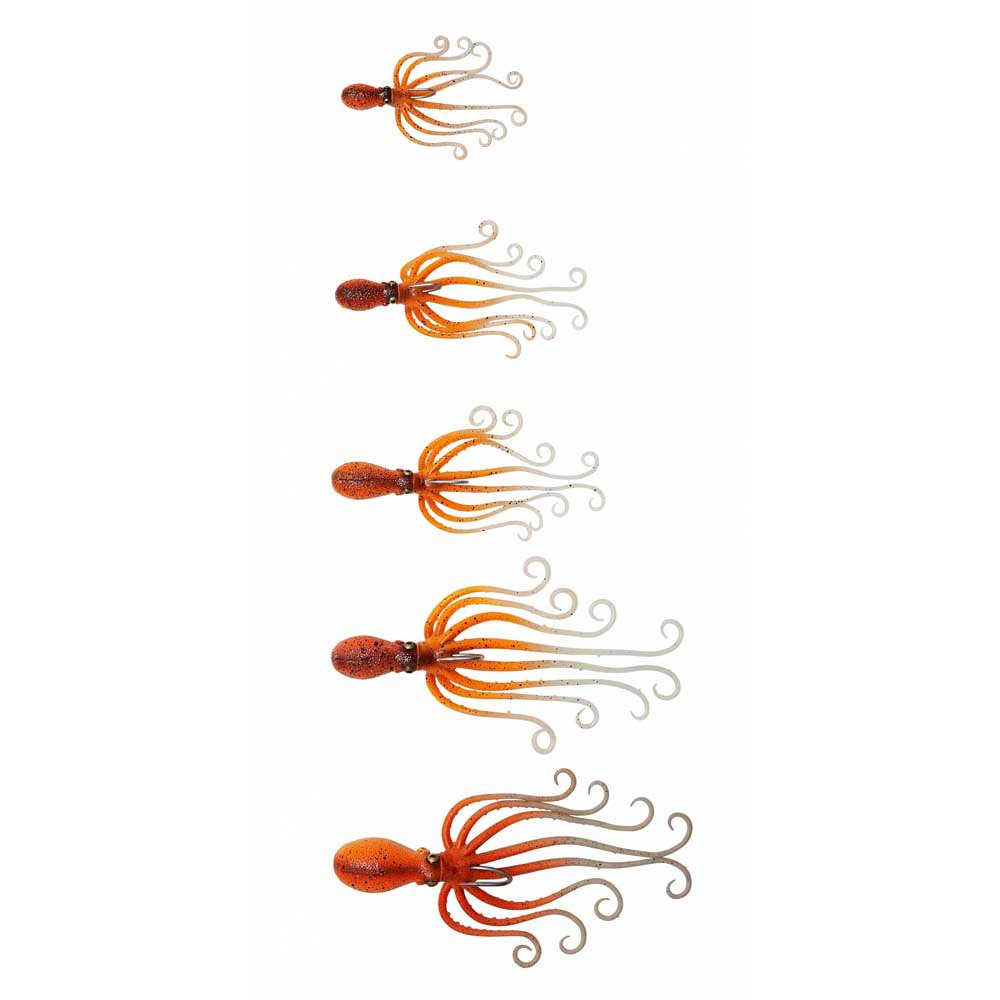 Купить Savage gear SVS63886 3D Octopus 150 Mm 70g Многоцветный UV Orange / Glow 7ft.ru в интернет магазине Семь Футов