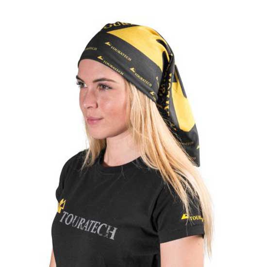 Купить Touratech 01-200-0200-0 Шарф-хомут Logo Черный  Black / Yellow 7ft.ru в интернет магазине Семь Футов
