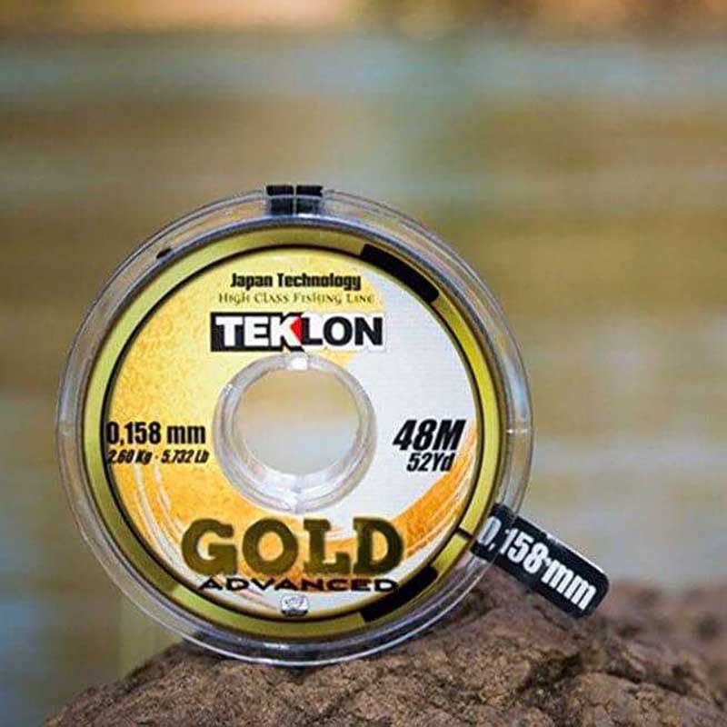 Купить Teklon 2021010481489-UNIT Gold Advanced 48 m Монофиламент  Transparent 0.142 mm 7ft.ru в интернет магазине Семь Футов