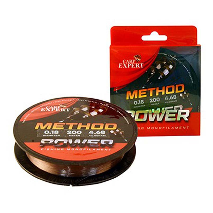 Купить Carp expert 33515120 Монофиламент Power Method Feeder Heavy 200 m Brown 0.200 mm 7ft.ru в интернет магазине Семь Футов