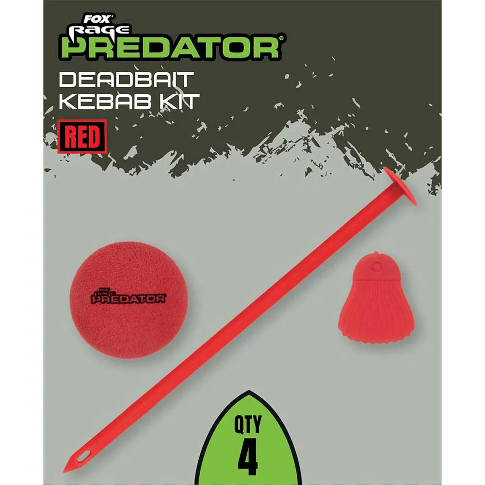 Купить Fox rage FAC109-UNIT Набор Predator Deadbait Kebab  Red 7ft.ru в интернет магазине Семь Футов