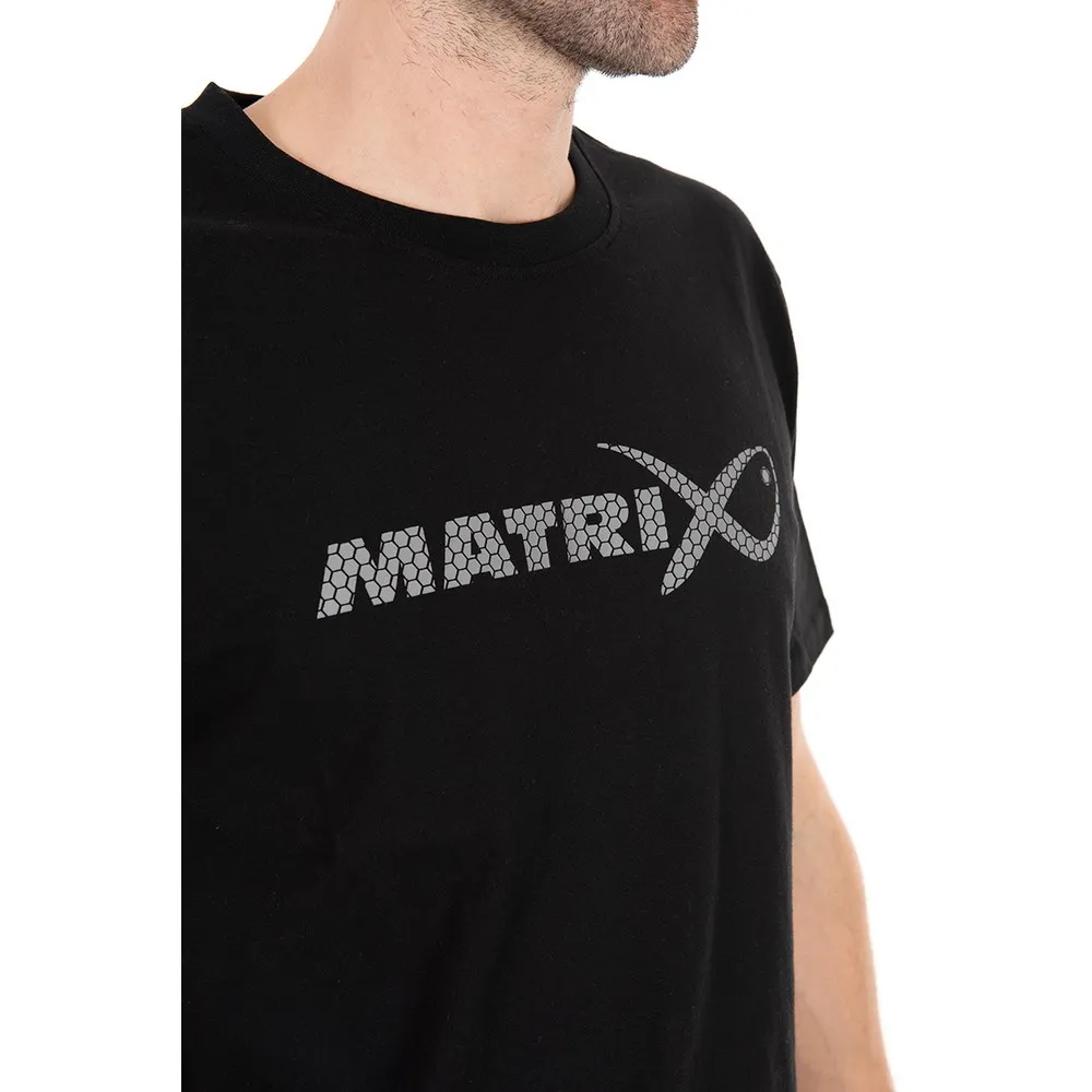 Купить Matrix fishing gpr481 Футболка с коротким рукавом Large Fade Logo Black / Grey 30x20x5 7ft.ru в интернет магазине Семь Футов