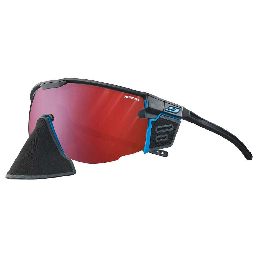 Купить Julbo J5474112 Ultimate Cover Солнцезащитные очки фотохромные поляризованные Black / Blue Reactiv/CAT0-3 HC 7ft.ru в интернет магазине Семь Футов