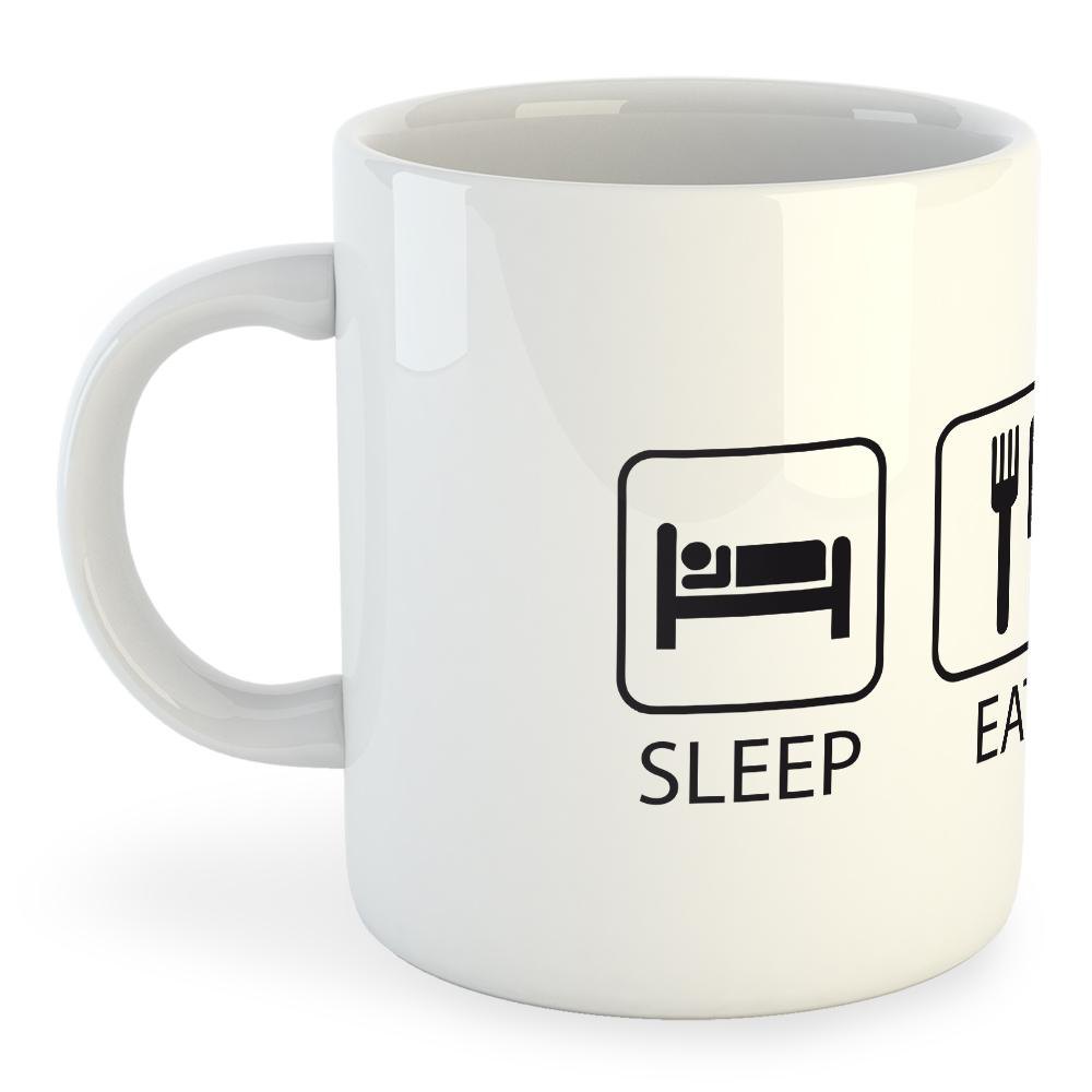 Купить Kruskis 42611S119 325ml Sleep Eat And Ski Mug Белая  White 325 ml (11 oz) 7ft.ru в интернет магазине Семь Футов