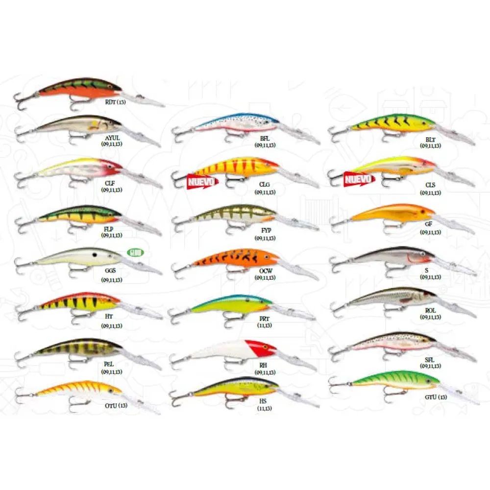 Купить Rapala RA5835017 Deep Tail Dancer 110 Mm 22g Многоцветный OTU 7ft.ru в интернет магазине Семь Футов