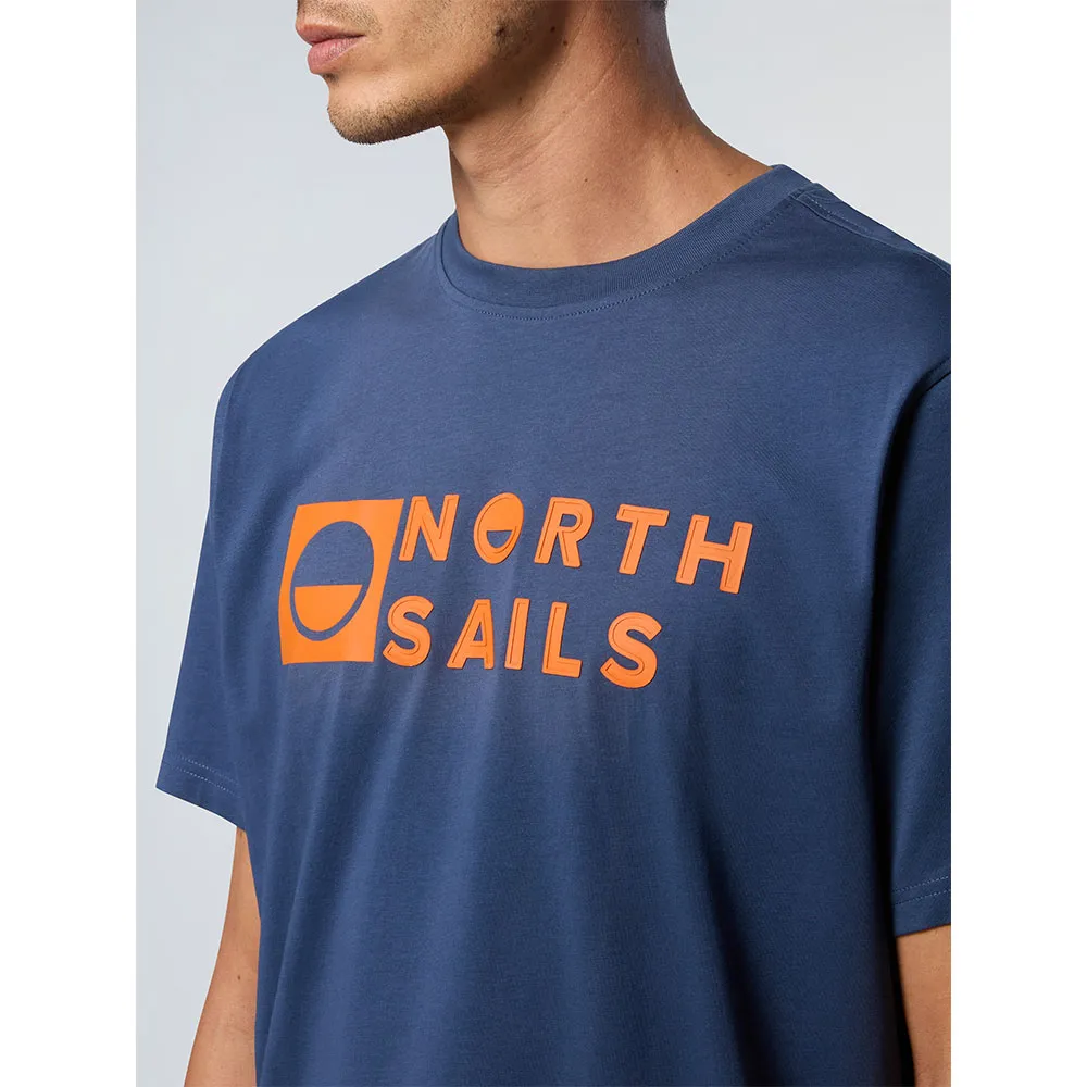 Купить North sails 693028-0787-M Футболка с коротким рукавом Graphic 693028 Голубой Dark Denim M 7ft.ru в интернет магазине Семь Футов