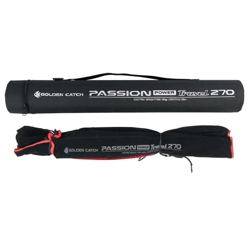 Купить Golden catch 2039233 спиннинговое удилище Passion Power Travel Tube Included Black 68x10x10 2.7 m 7ft.ru в интернет магазине Семь Футов