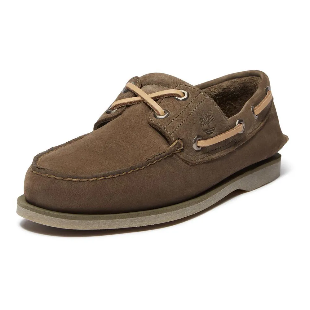 Купить Timberland tb0a4187eo81w-100 Палубные туфли Classic Wide Olive Nubuck 35x25x15 EU 44 7ft.ru в интернет магазине Семь Футов