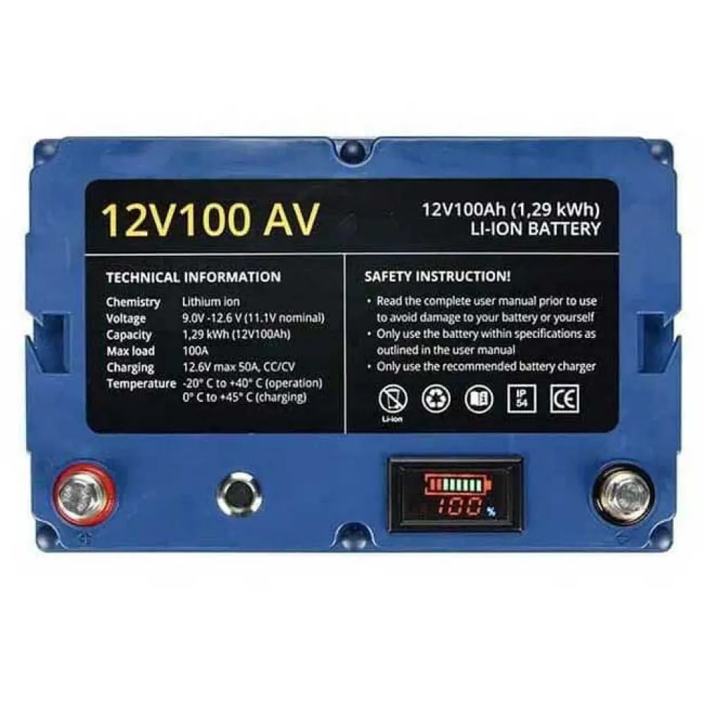 Купить Rebelcell nbr-006 Литий-ионный аккумулятор 12V100 AV 1.29Kwh Blue 26x17x21 7ft.ru в интернет магазине Семь Футов