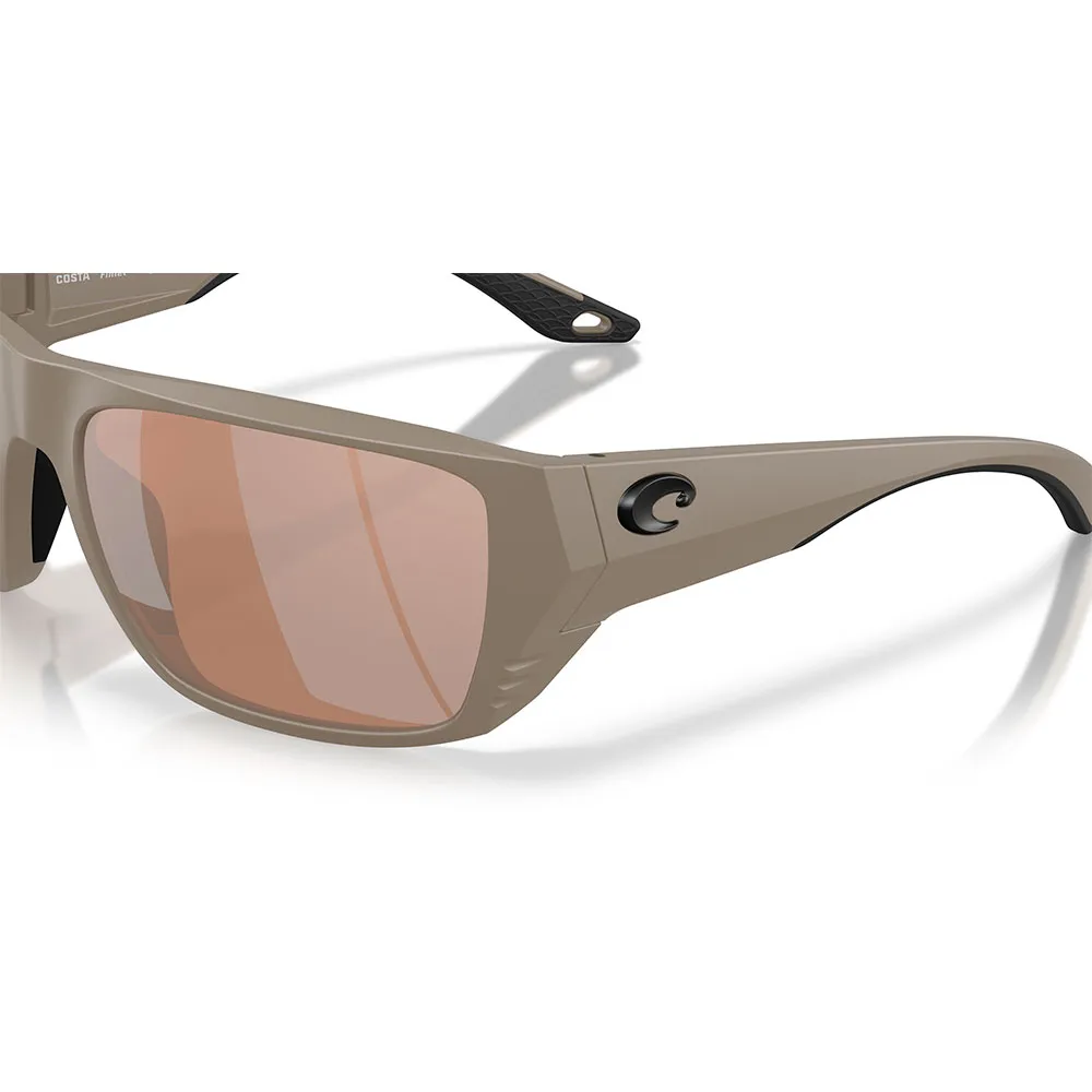 Купить Costa 06s9118-91181159 поляризованные солнцезащитные очки Finlet Matte Sand 20x10x10 Copper Silver Mirror 580G/CAT3 7ft.ru в интернет магазине Семь Футов