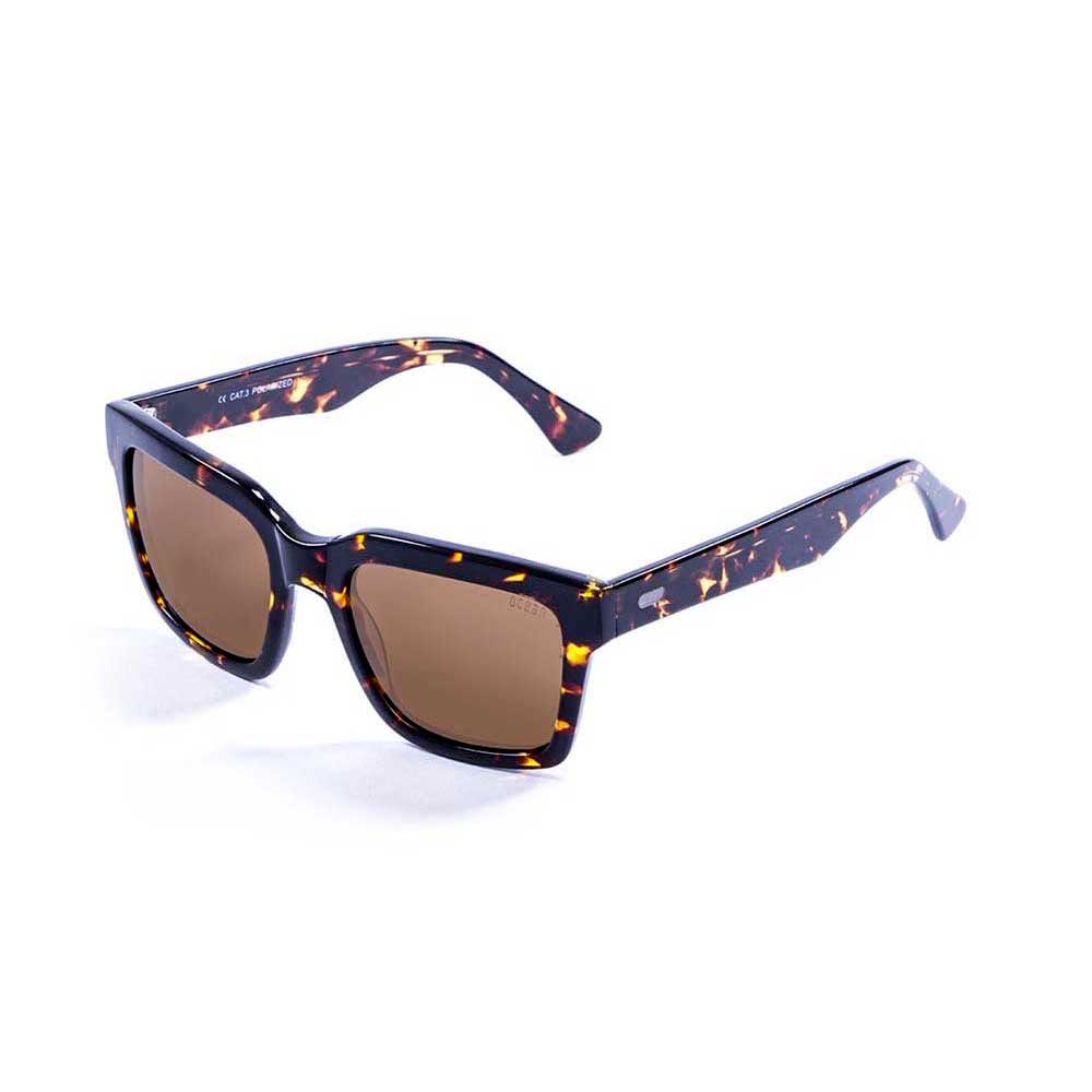 Купить Ocean sunglasses 63000.1 поляризованные солнцезащитные очки Jaws Demy Dark Brown 7ft.ru в интернет магазине Семь Футов