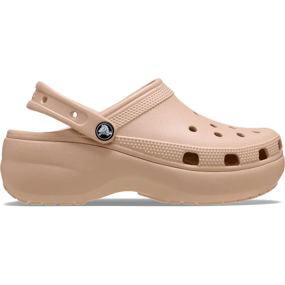 Купить Crocs 206750-7af-w8 Деревянные башмаки Classic Platform Pink Caramel 35x25x15 EU 38 7ft.ru в интернет магазине Семь Футов