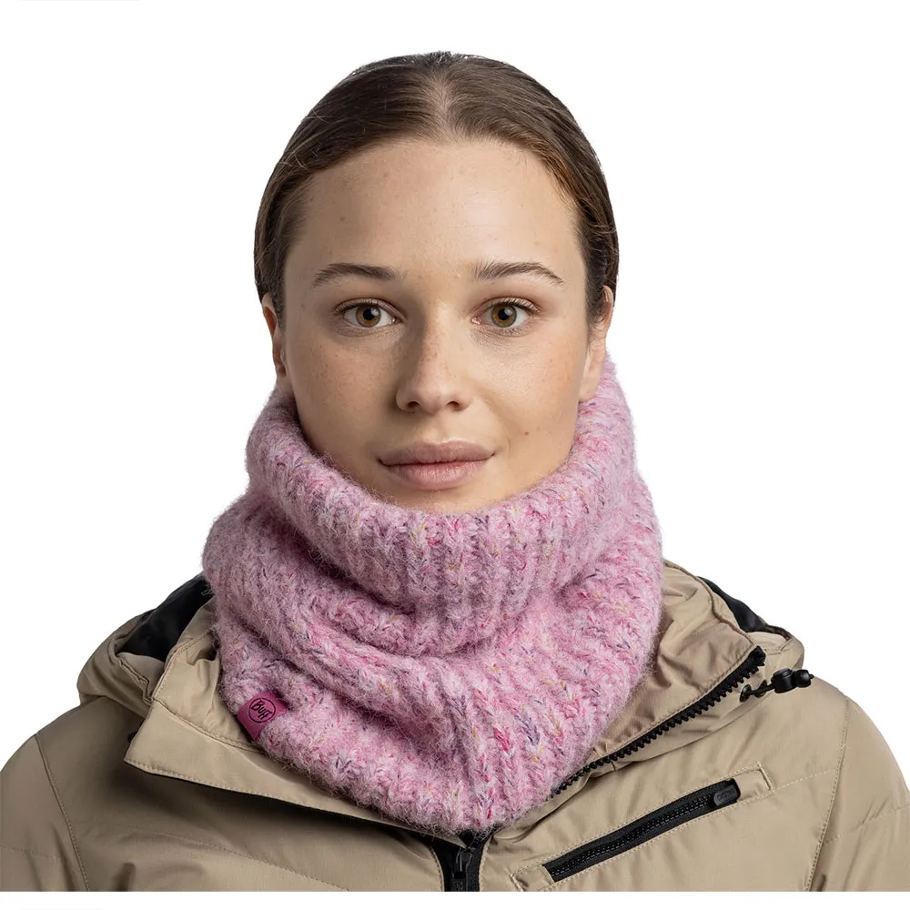 Купить Buff ® 136634.625.10.00 Шарф-хомут Knitted & Fleece Eyla Purple Lilac 15x10x5 7ft.ru в интернет магазине Семь Футов