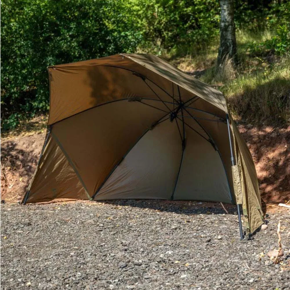 Купить Avid carp a0540006 Зонтик (Zontik) Revolve 60´´ Overnight Brown 180x50x50 7ft.ru в интернет магазине Семь Футов