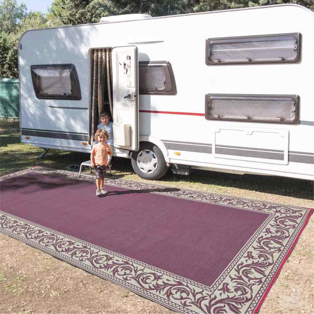 Купить Stylish camping 672-RC5BURG ковер RC5  Burgundy / Beige 2.43 x 6 m 7ft.ru в интернет магазине Семь Футов