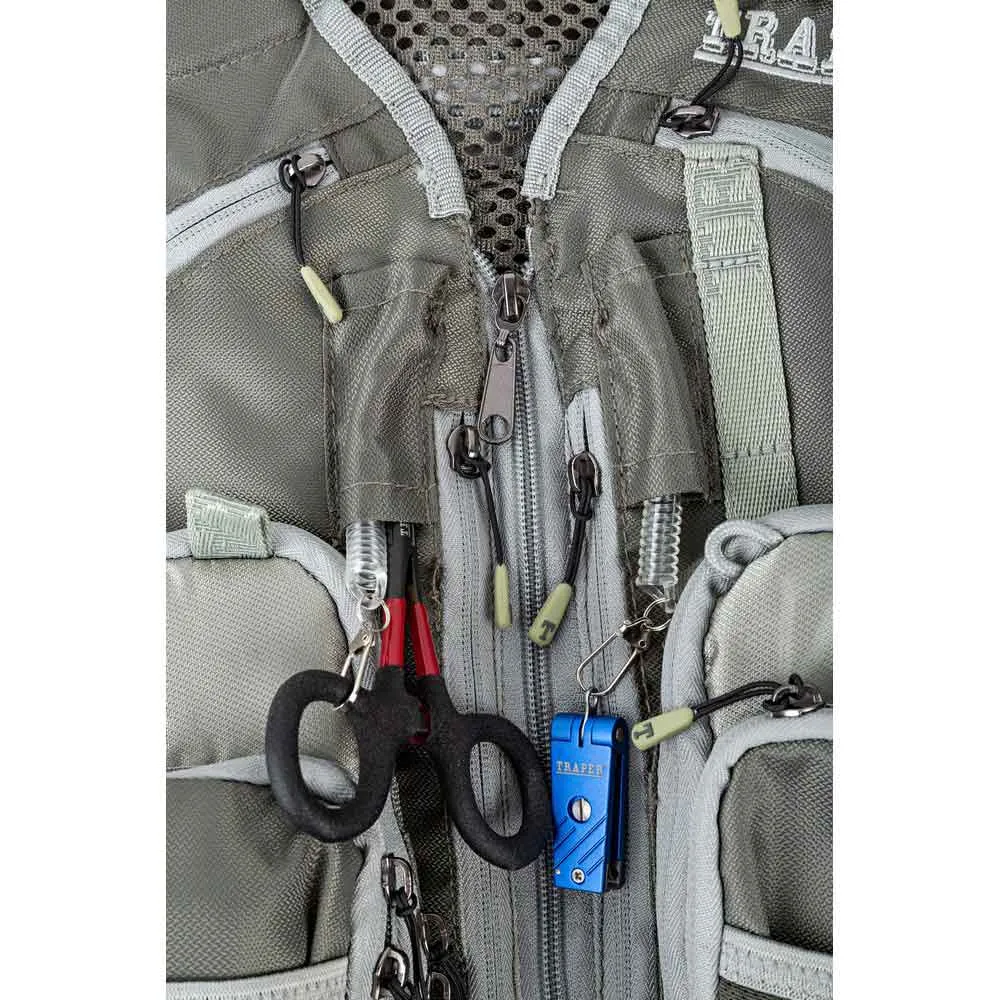 Купить Traper fly 81346 Жилет Combo Active Серый  Grey 7ft.ru в интернет магазине Семь Футов